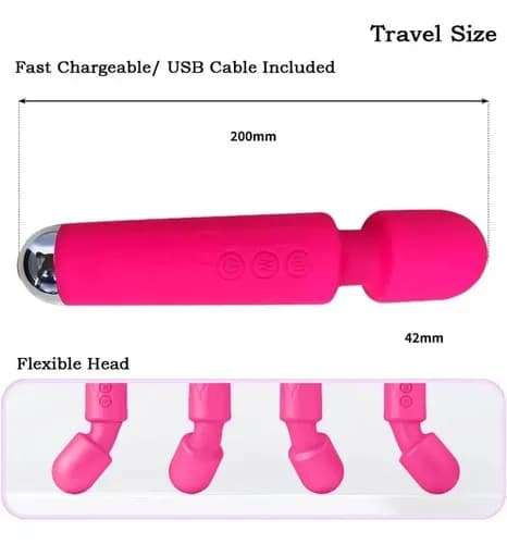 Micrófono Vibrador Super Potente - Recargable