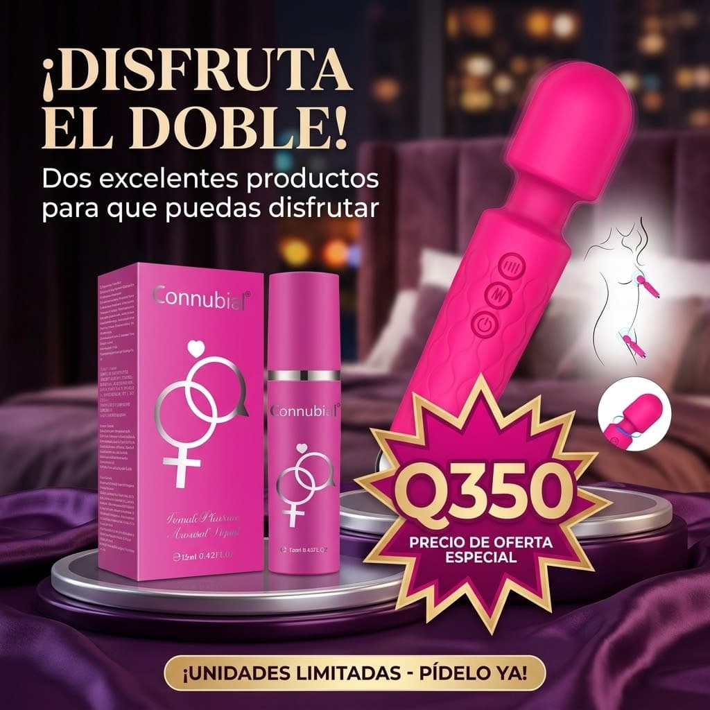 COMBO DÚO DEL PLACER: DISFRUTA EL DOBLE POR UN PRECIO ESPECIAL! 🔥