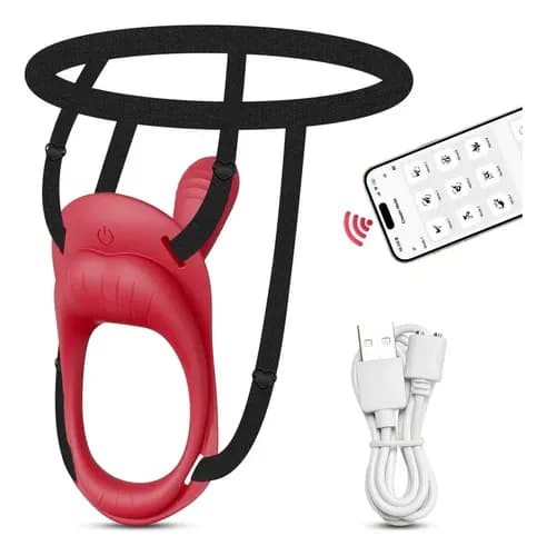 Vibrador y Dildo Strap-on con Control por App