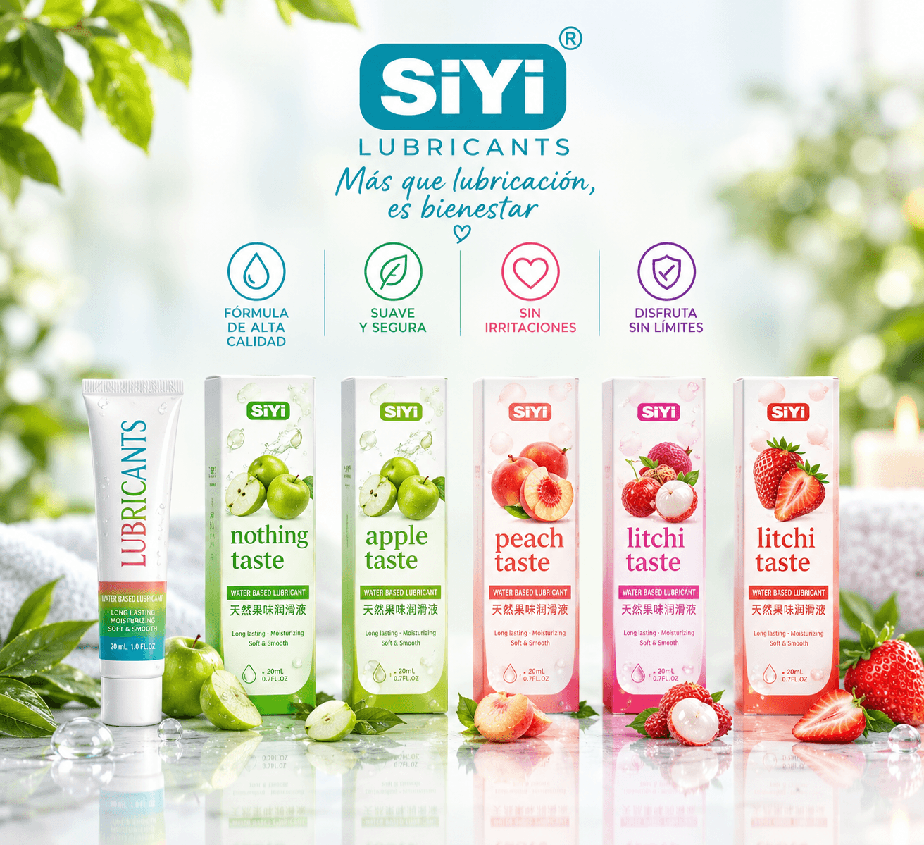 Lubricantes Saborizados SIYI (50 ml) 2x1🚨