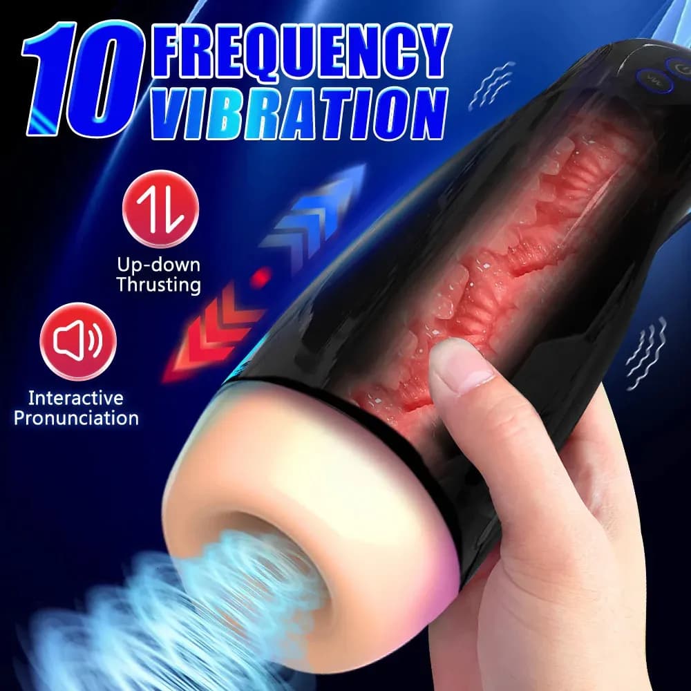 Masturbador Masculino Automático con Succión, Voz y APP – MFMYEE 8