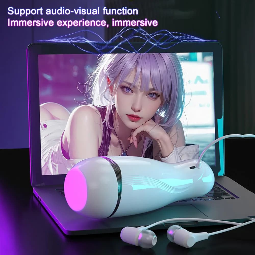 Masturbador Masculino Automático con Succión, Voz y APP – MFMYEE 9