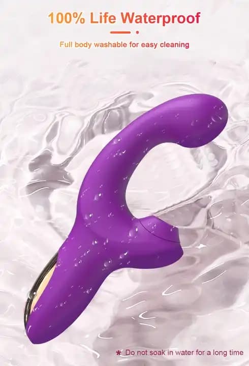 Vibrador Vaginal de Alta Velocidad con Succión y Vibración para la Masturbación Femenina 2
