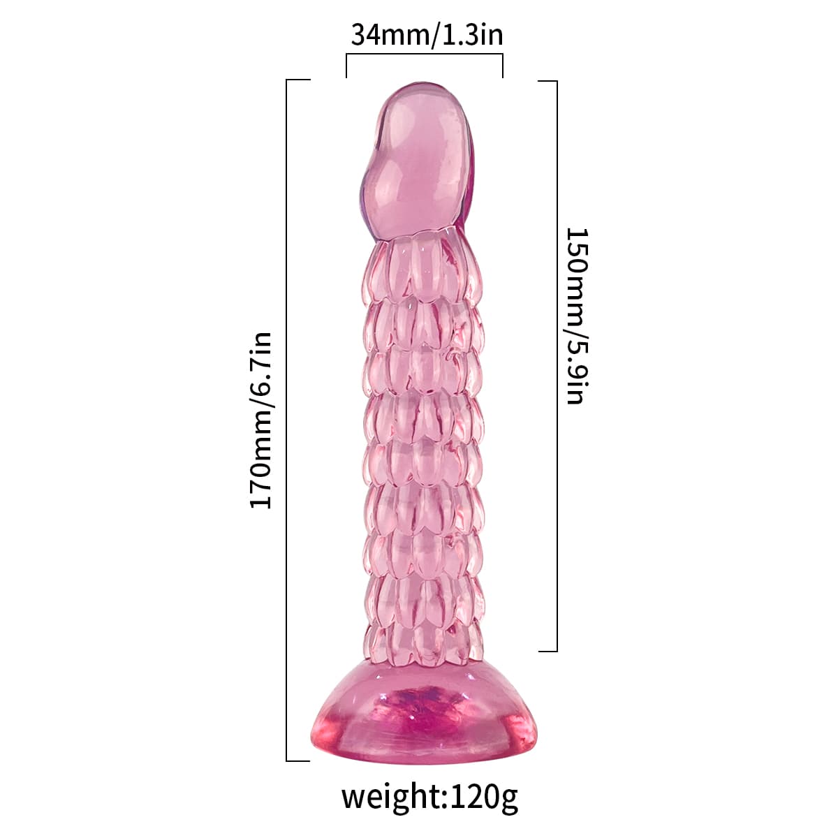 Dildo de TPE Suave con Ventosa 3